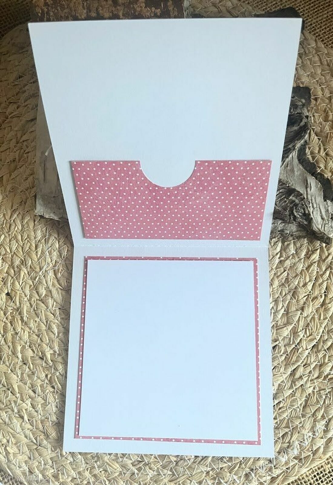 Misiowa kartka scrapbooking na roczek, narodziny i chrzest