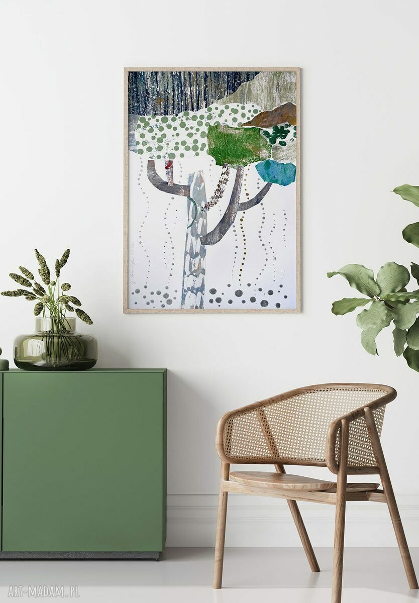 Plakat 100x70 cm Drzewo szczęścia i obfitości
