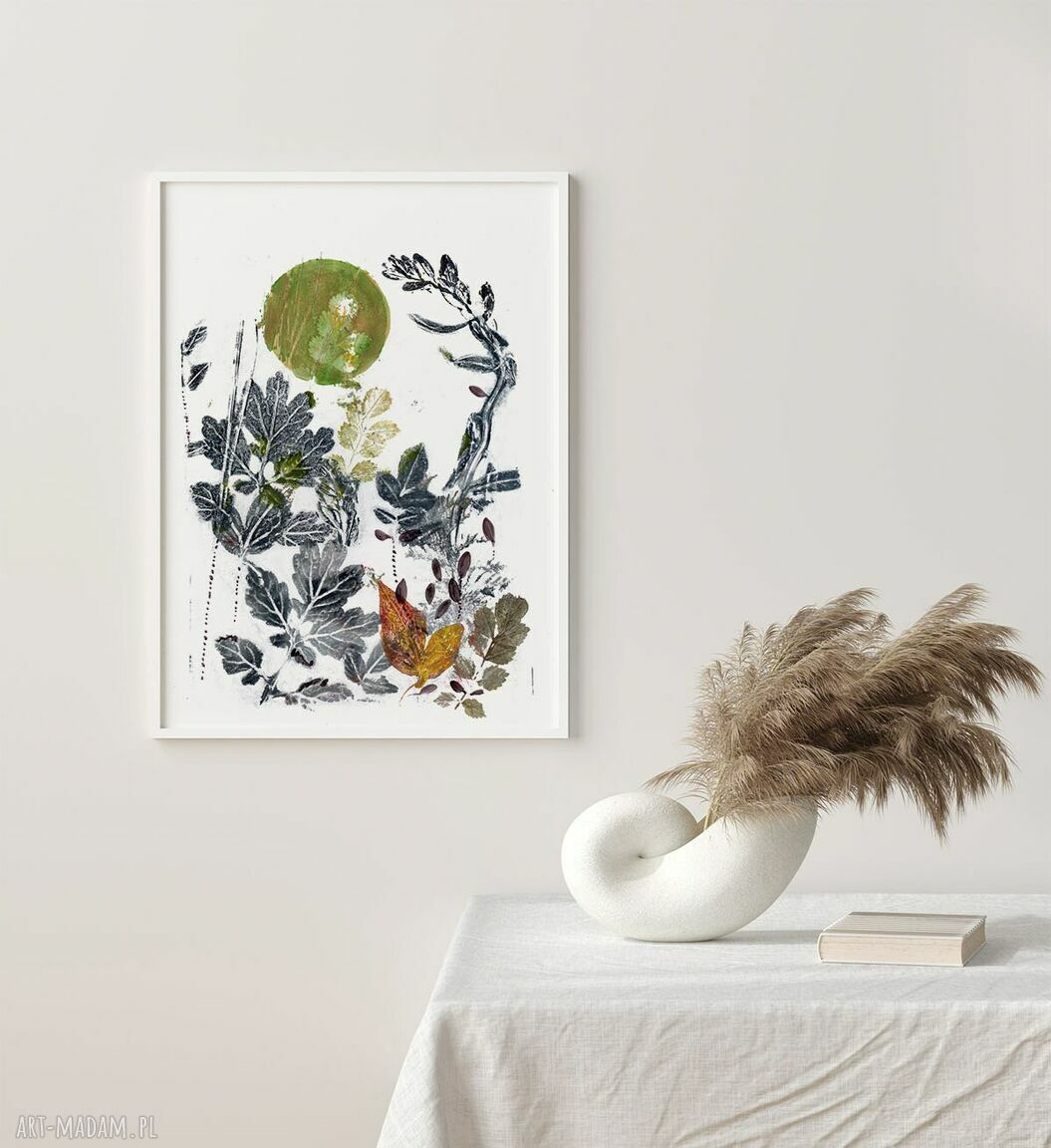 Plakat 100x70 cm Natura III - botaniczne liście