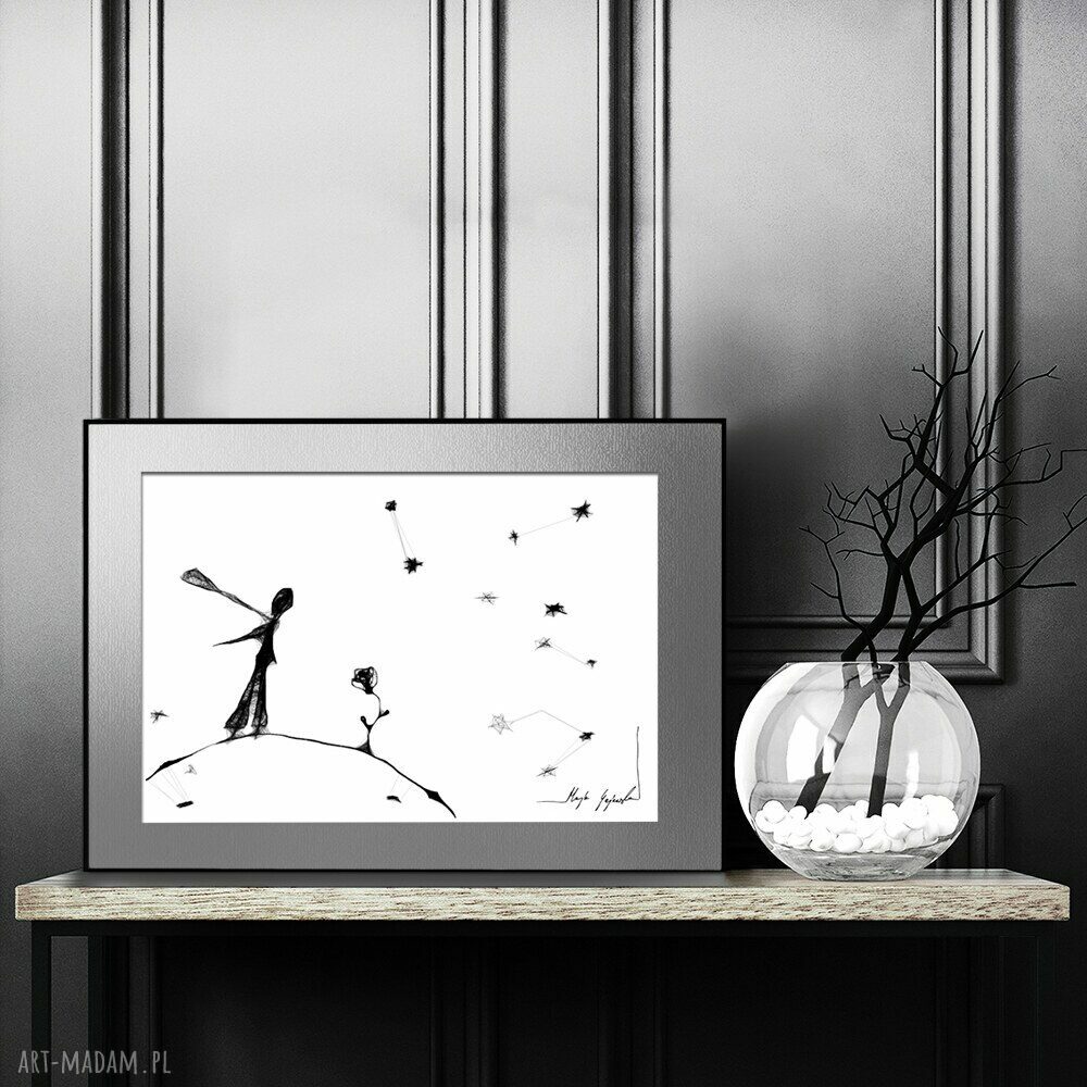 Grafika 135 - inspiracja Mały Książę (40x30 cm)