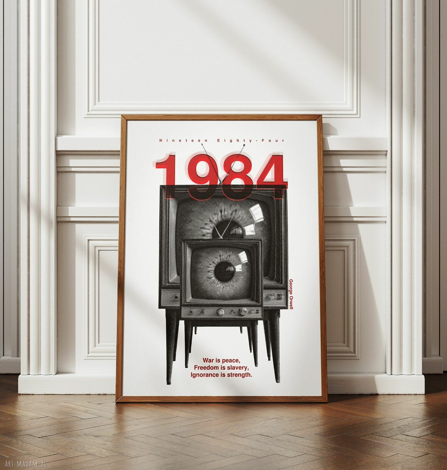 Plakat 1984 George Orwell (A3 29,7x42 cm)
