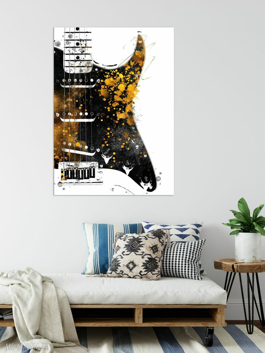 Zestaw 2 plakatów muzycznych 50x70 cm B2 - Gitary