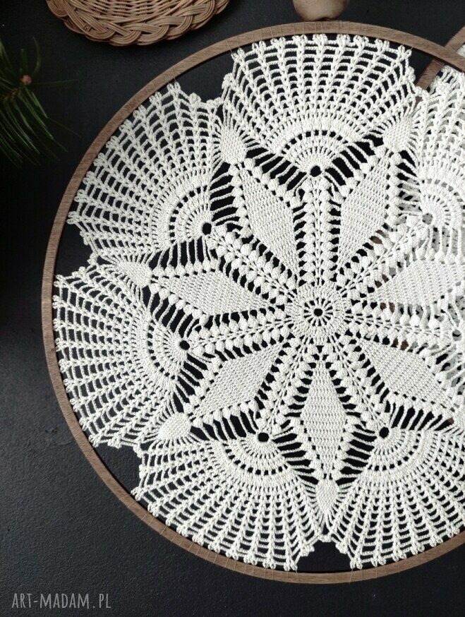 Zestaw 2 łapaczy snów biały Wooden Love - dekoracja ścienna