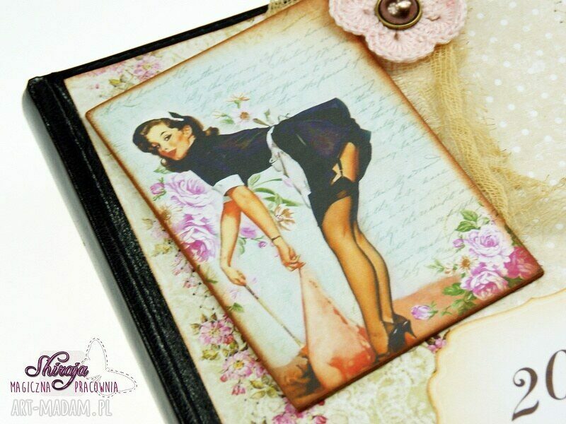 Kalendarz 2015 "Zapiski Pani Domu" A5 - scrapbooking notesy Shiraja