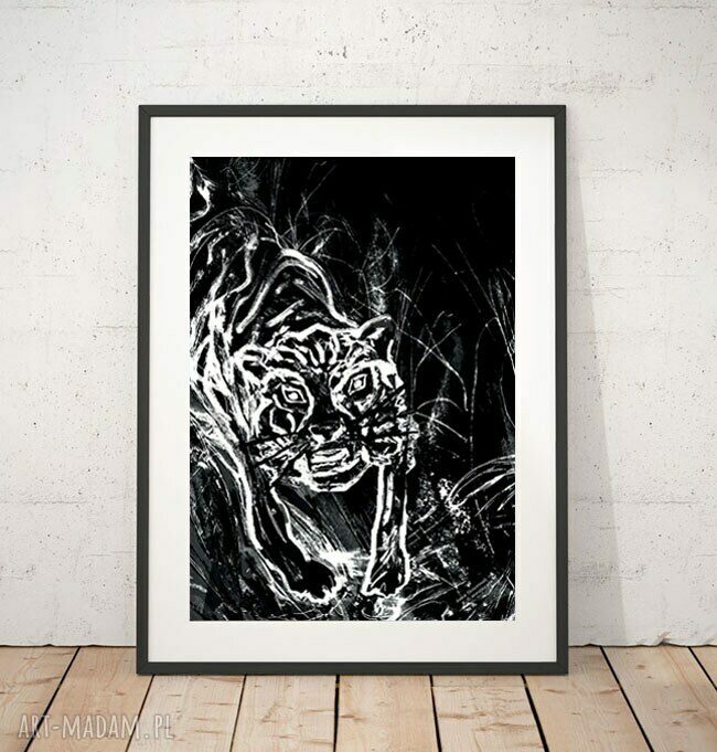 3 czarno-białe plakaty w skandynawskim stylu - zestaw 21x30 cm