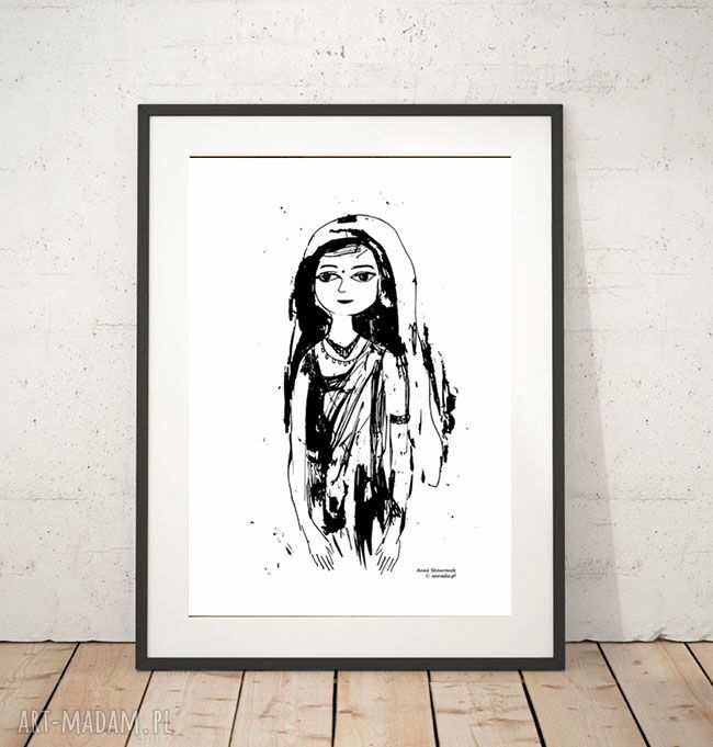 3 czarno-białe plakaty w skandynawskim stylu - zestaw 21x30 cm