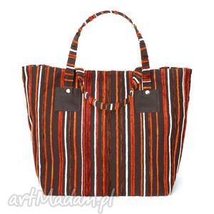 37-0006 wielobarwna torebka shopper bag 3w1 ekologiczna