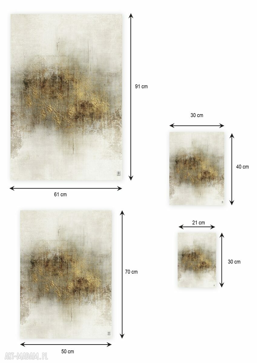 Plakat 40x50 cm neutralna abstrakcja GC-20-432
