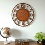 handmade zegary 60 cm drewniany zegar ścienny, bezgłośny