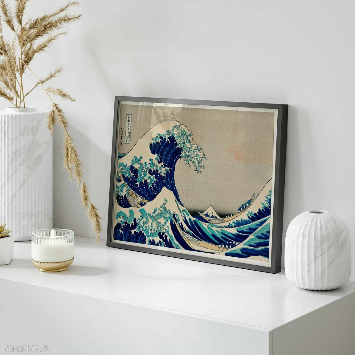 Plakat 70x50 cm - Hokusai, Wielka fala w Kanagawie