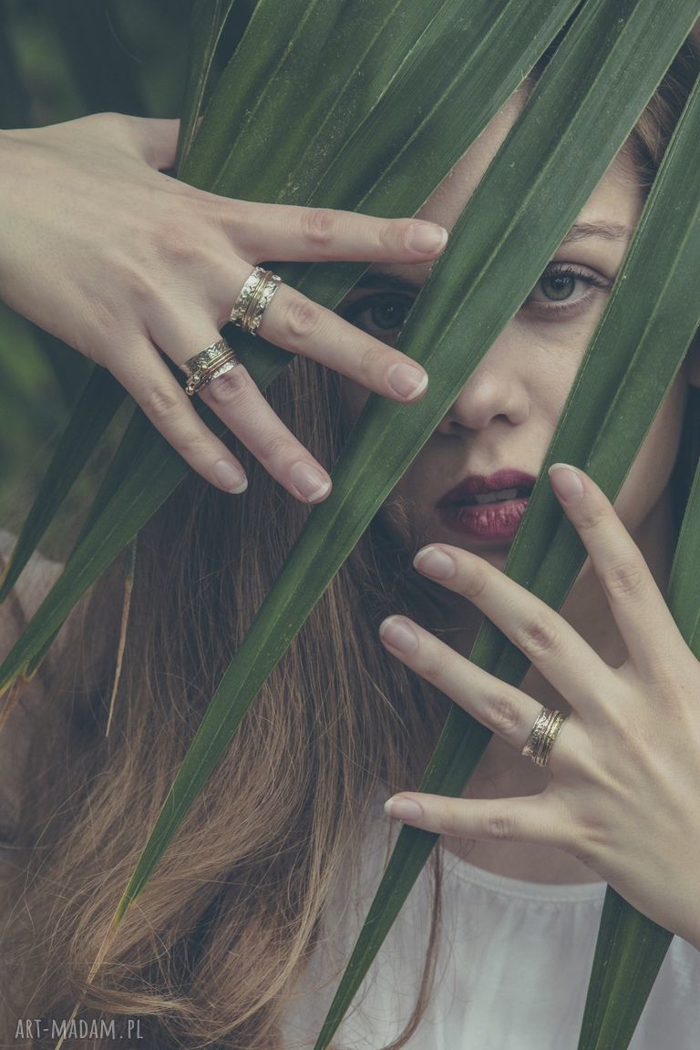 pierścionki: 925 Srebrny pierścionek MEDYTACJA hand made