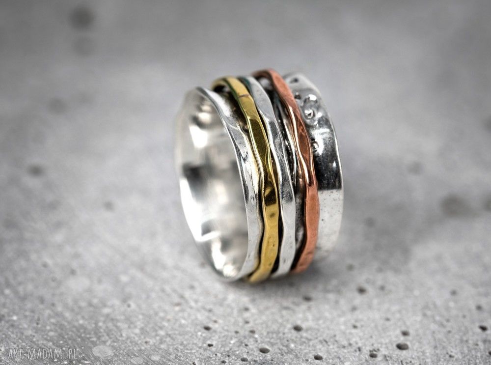 925 srebrny pierścionek medytacja ezoteryka srebro prezent