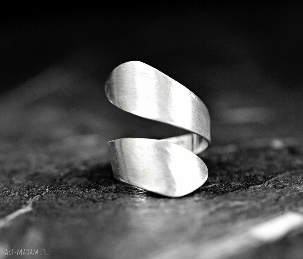 pierścionki: 925 srebro minimalistyczny pierścionek handmade