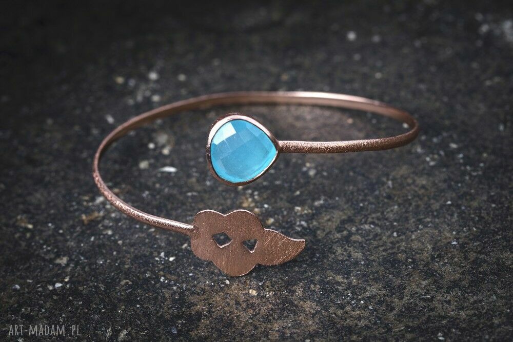 bransoletki: 925/18k Różowo pozł.bransoletka ORIENT Ręcznie zrobione