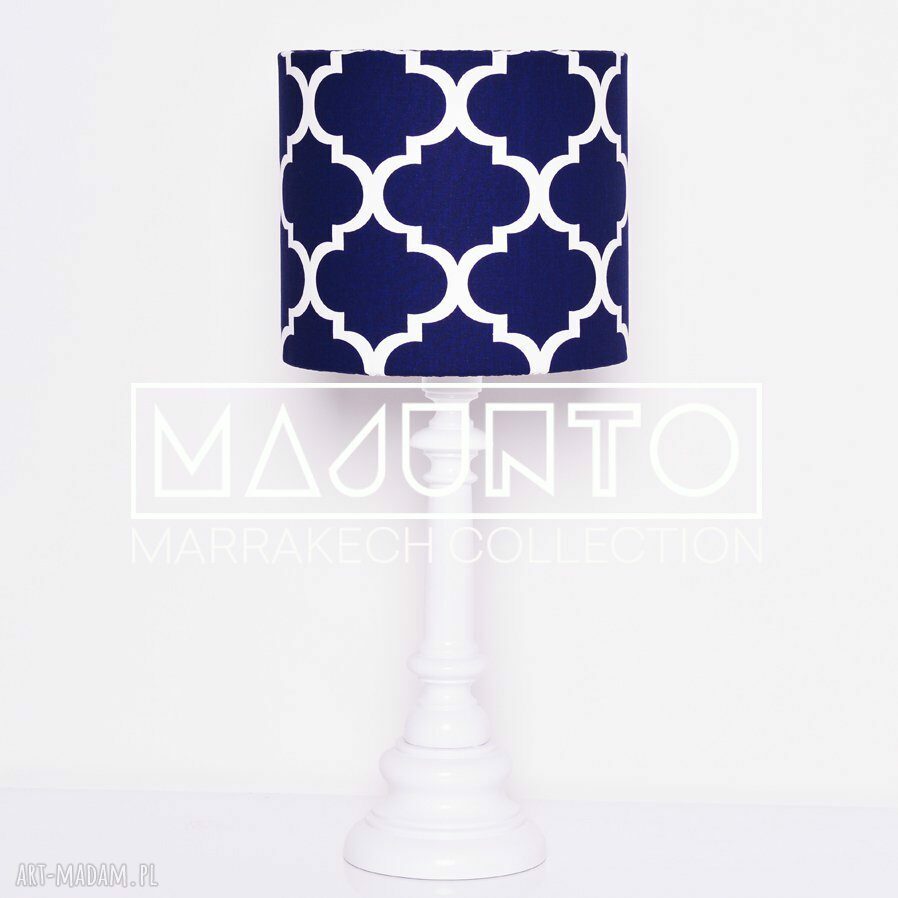 Abażur FRESH NAVY BLUE 25x25x22cm od majunto