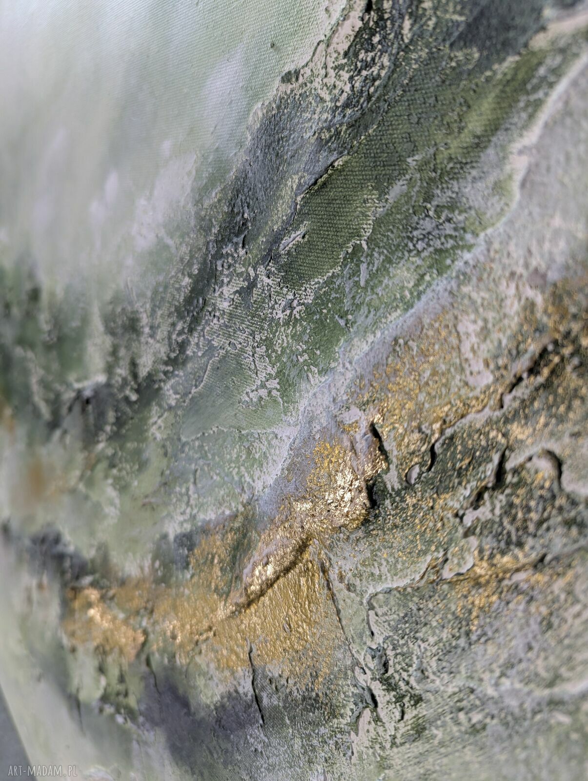 Abstrakcja Garden - obraz strukturalny XXL 100x140 cm (dyptyk)
