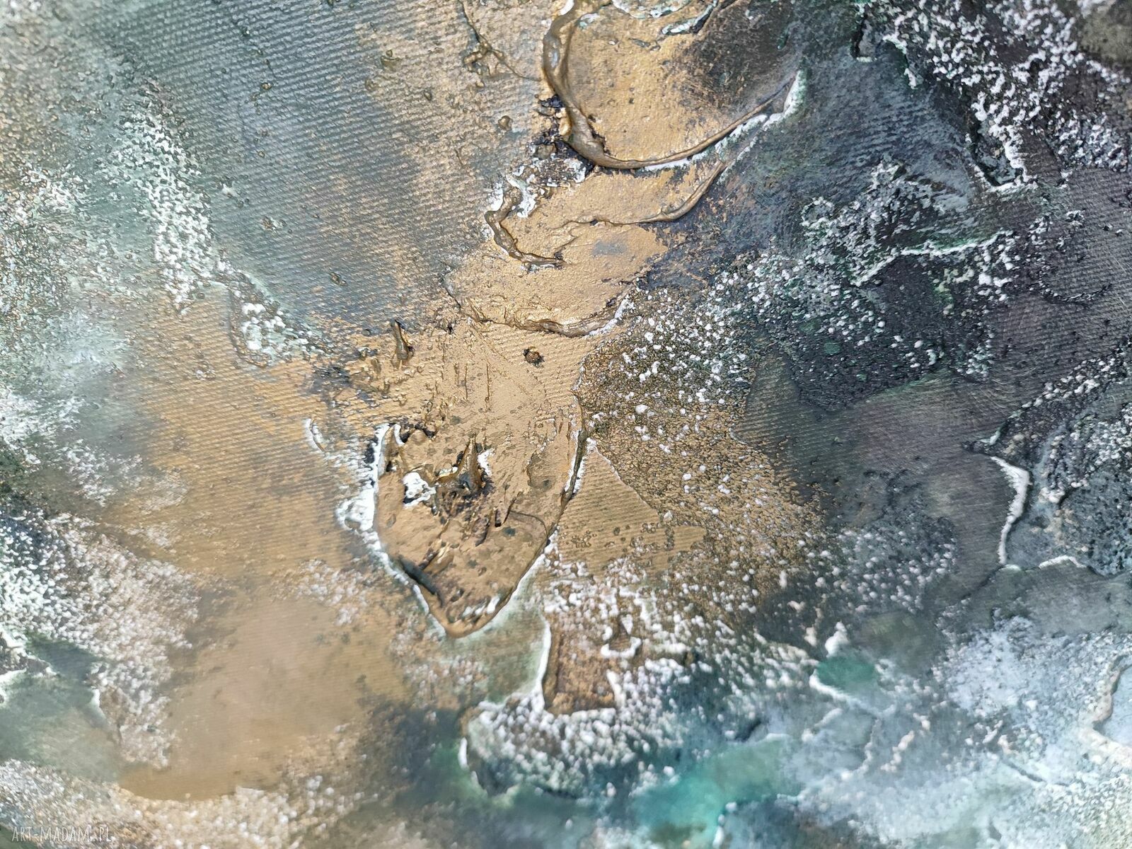 Abstrakcja Garden - obraz strukturalny XXL 100x140 cm (dyptyk)