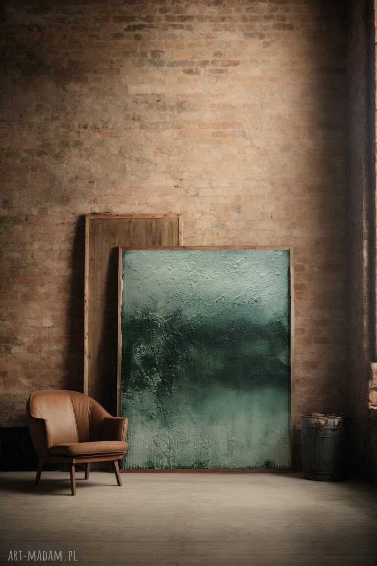 Abstrakcja Loft no. 3 - ręcznie malowany obraz 100x140 cm