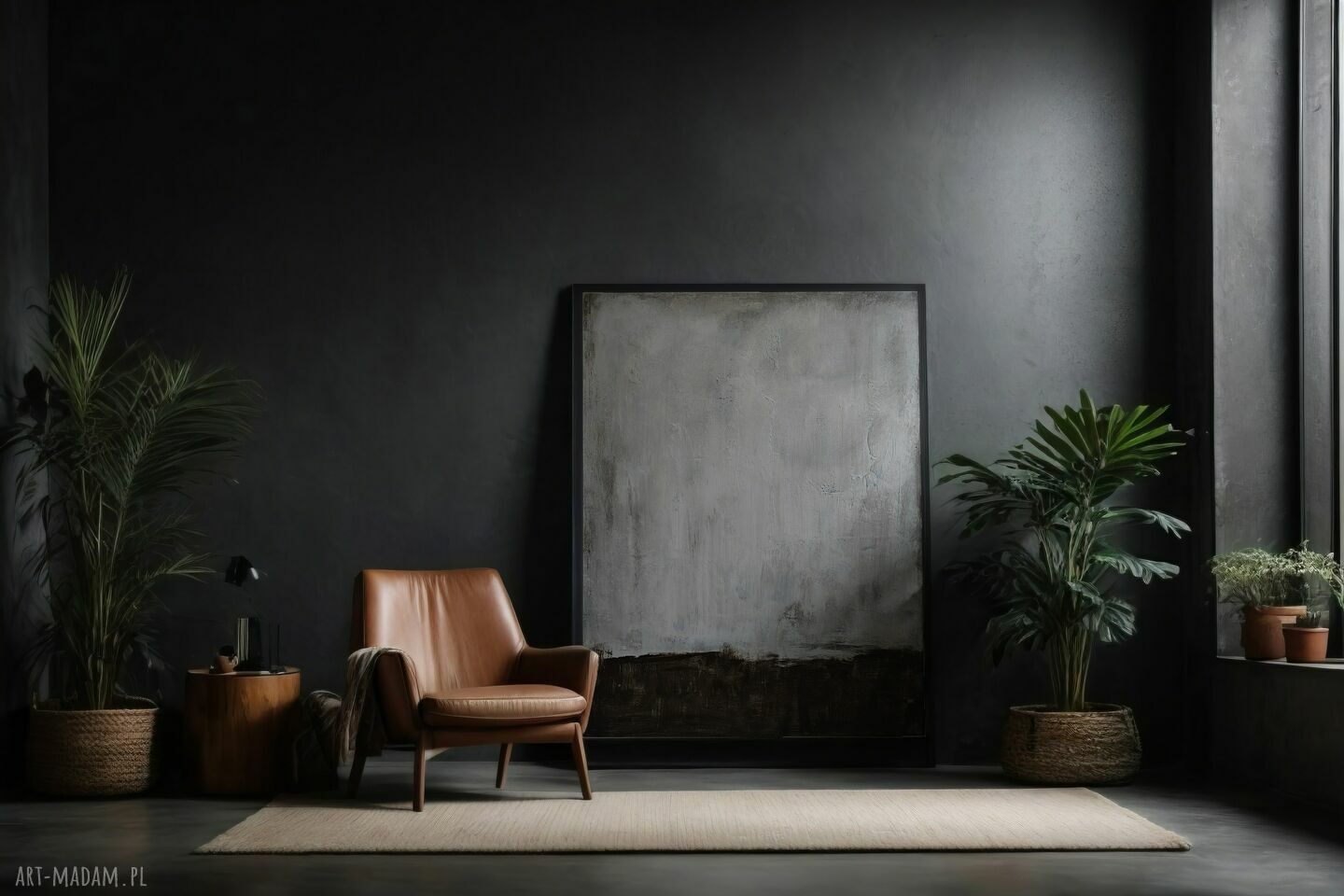 Abstrakcja Loft no. 2 - kolekcja LOFT, ręcznie malowany obraz