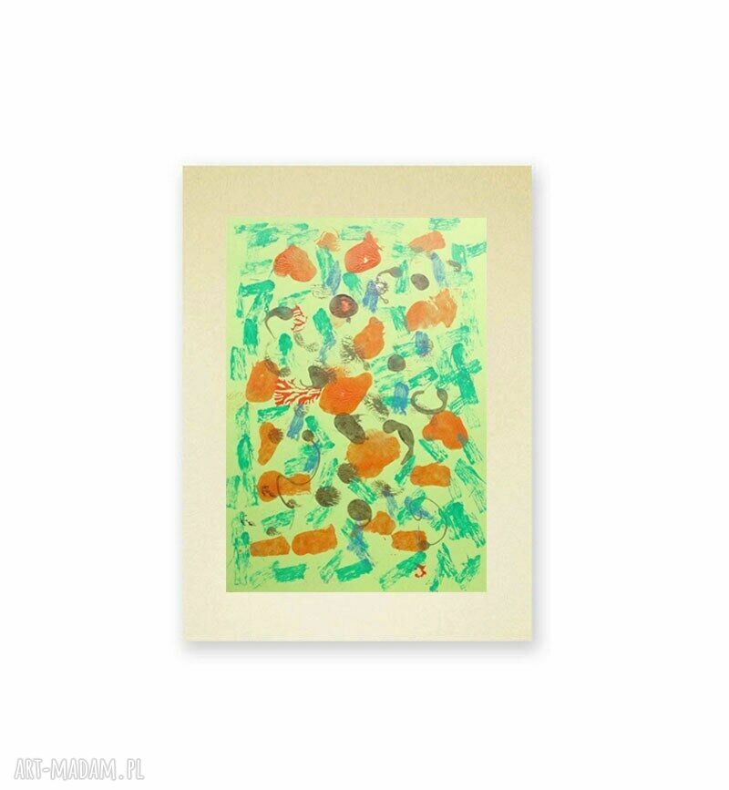 Abstrakcja na ścianę w stylu minimalizmu - 30x40 cm