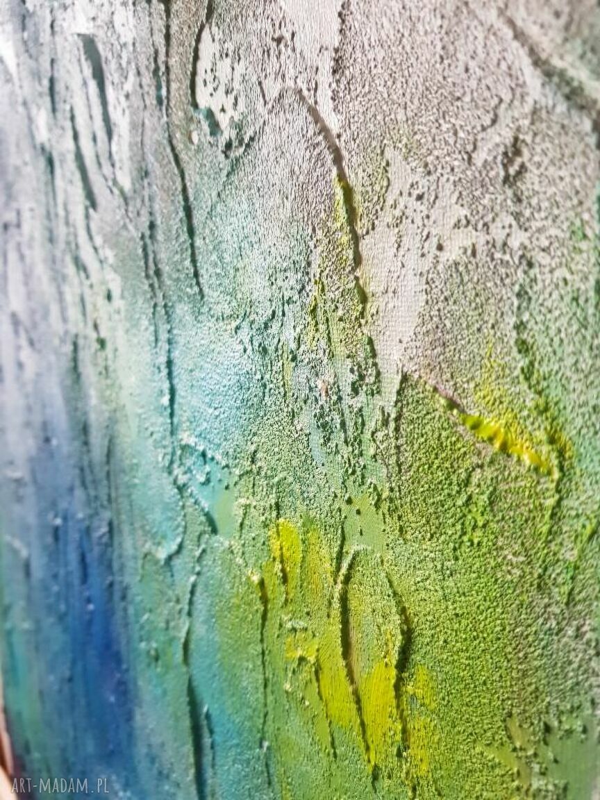 Abstrakcja - obraz akrylowy 50x70 cm na płótnie