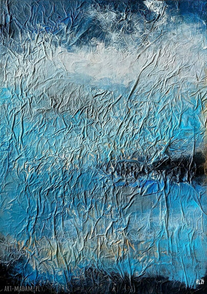 Abstrakcja - obraz akrylowy 70x50 cm na płótnie
