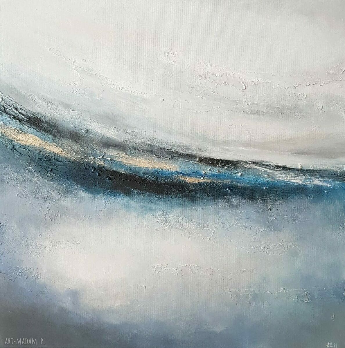 Abstrakcja - obraz akrylowy 60x60 cm Paulina Lebida