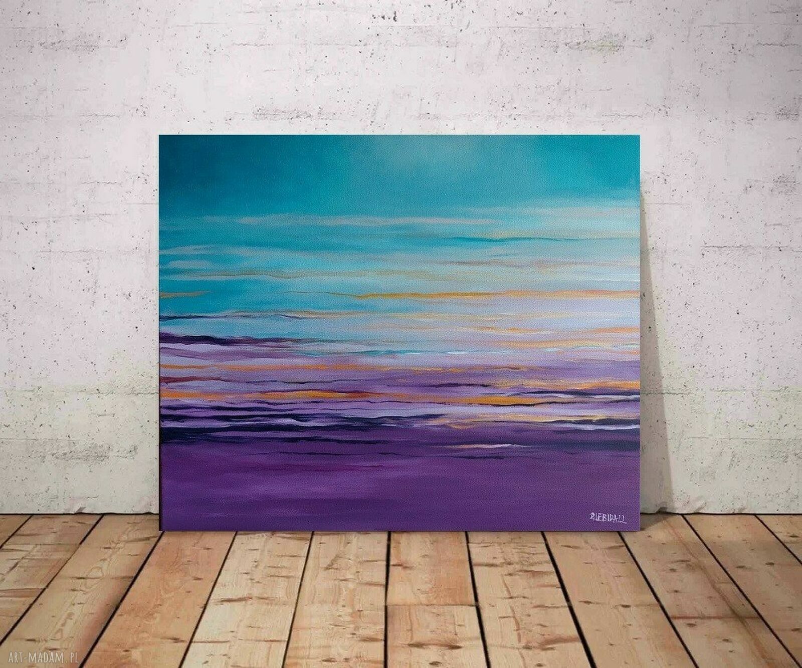 Abstrakcja - obraz akrylowy 50 x 60 cm na płótnie