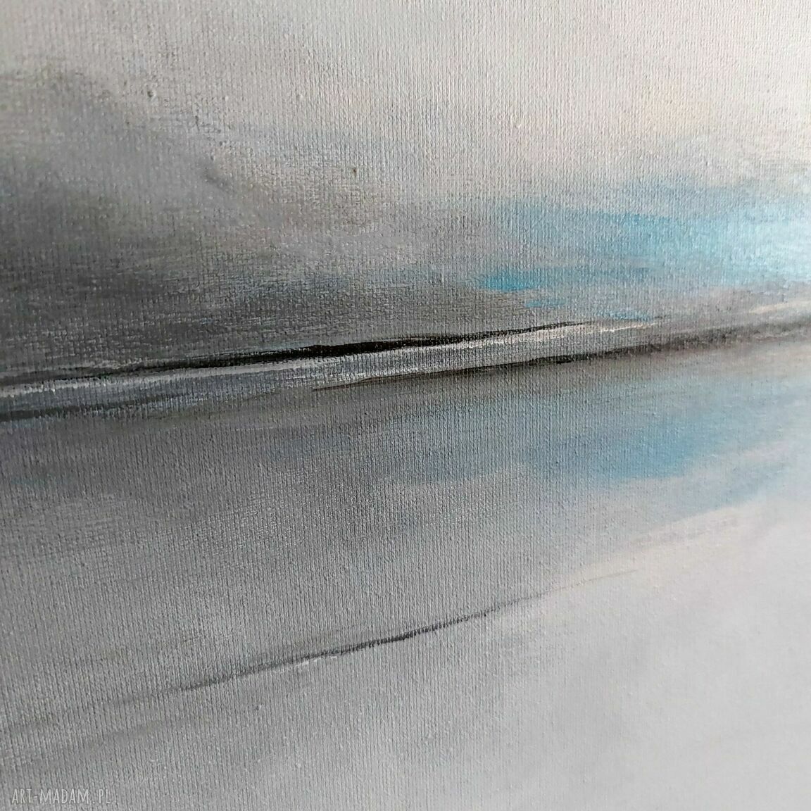 Abstrakcja - obraz akrylowy 60x60 cm, gotowy do powieszenia (sygnowany), bez oprawy