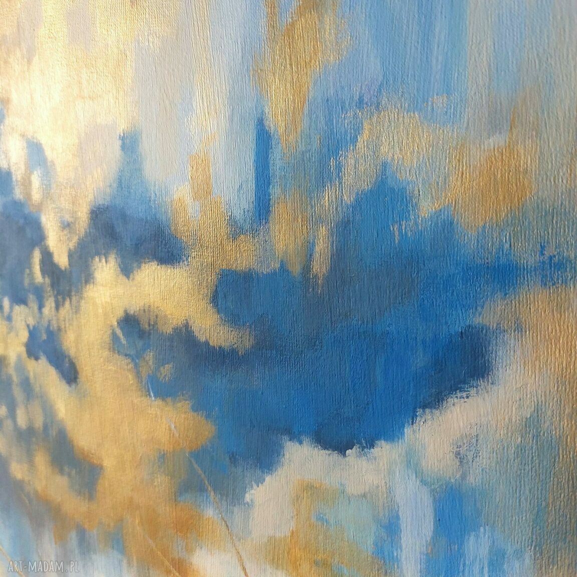 Abstrakcja - niepowtarzalny obraz akrylowy 60x60 cm