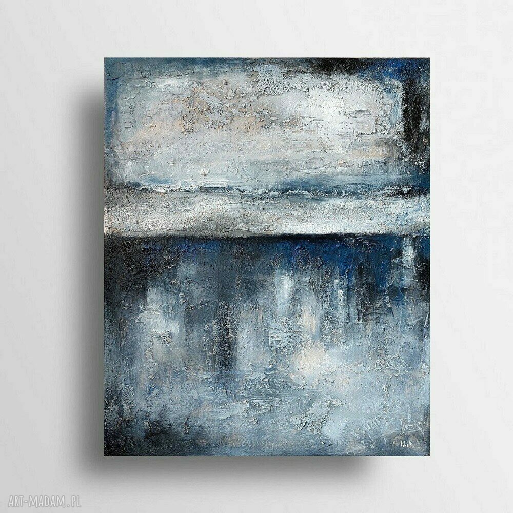 Obraz akrylowy Abstrakcja 60 x 50 cm - ręcznie malowany, sygnowany