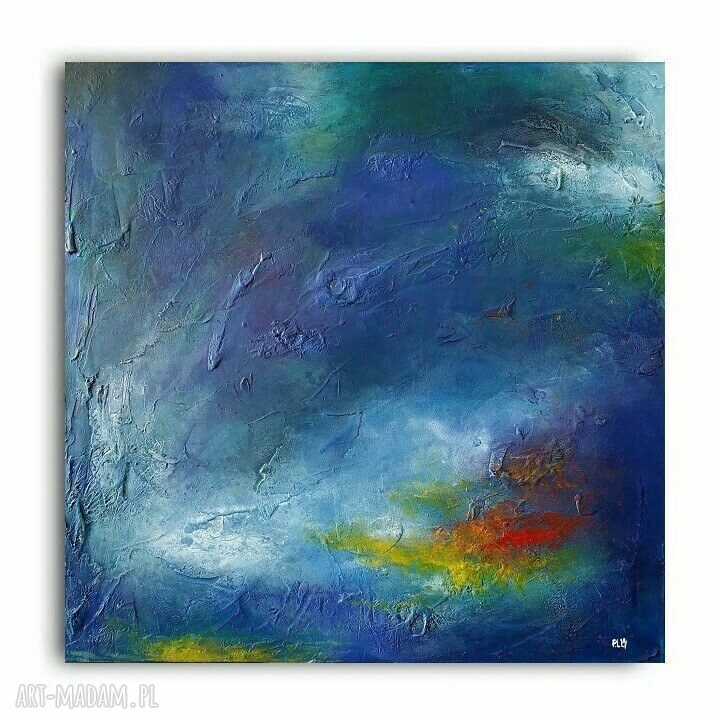 Abstrakcja - obraz akrylowy 60x60 cm