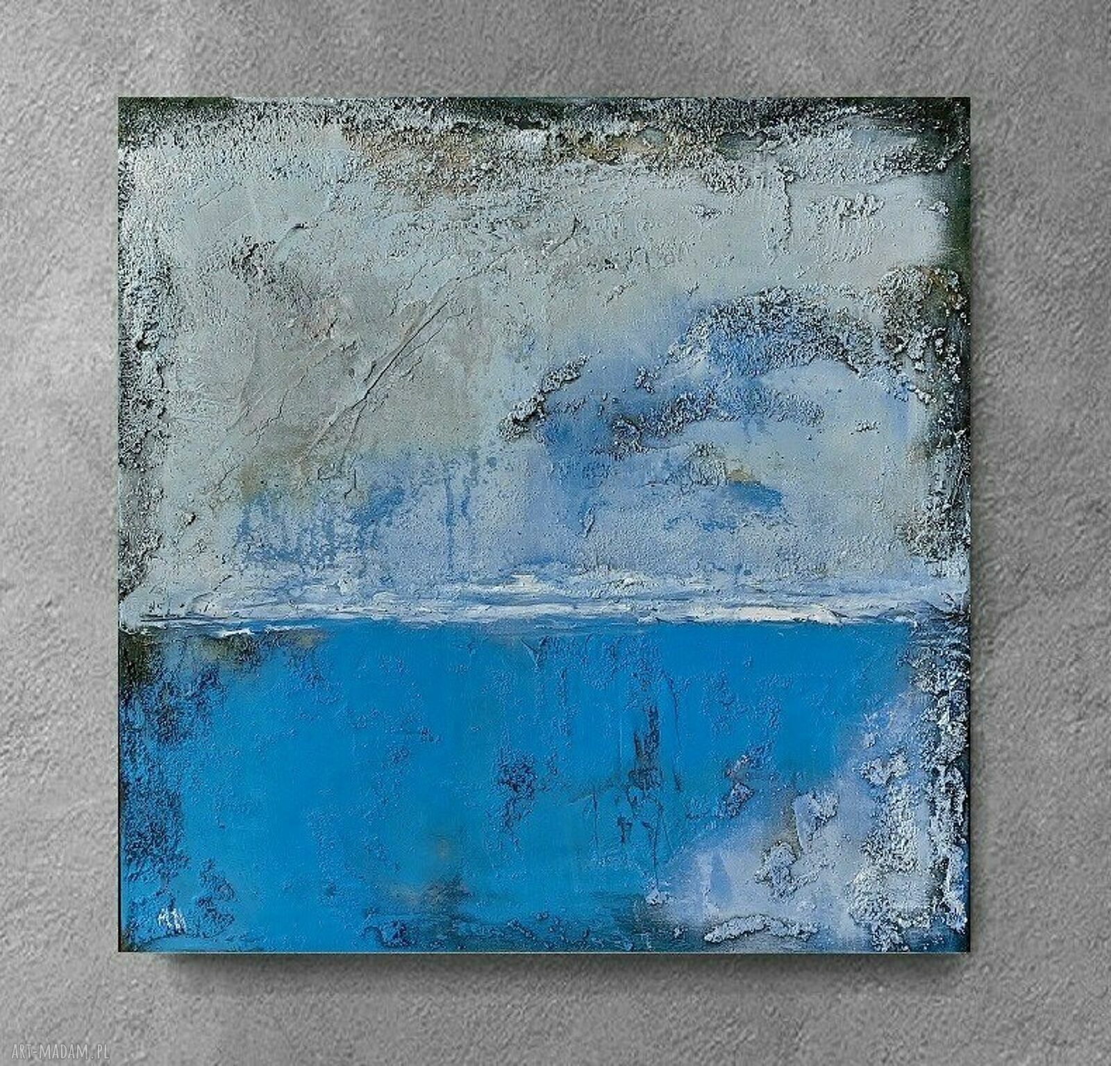 ABSTRAKCJA - obraz akrylowy formatu 50/50 cm
