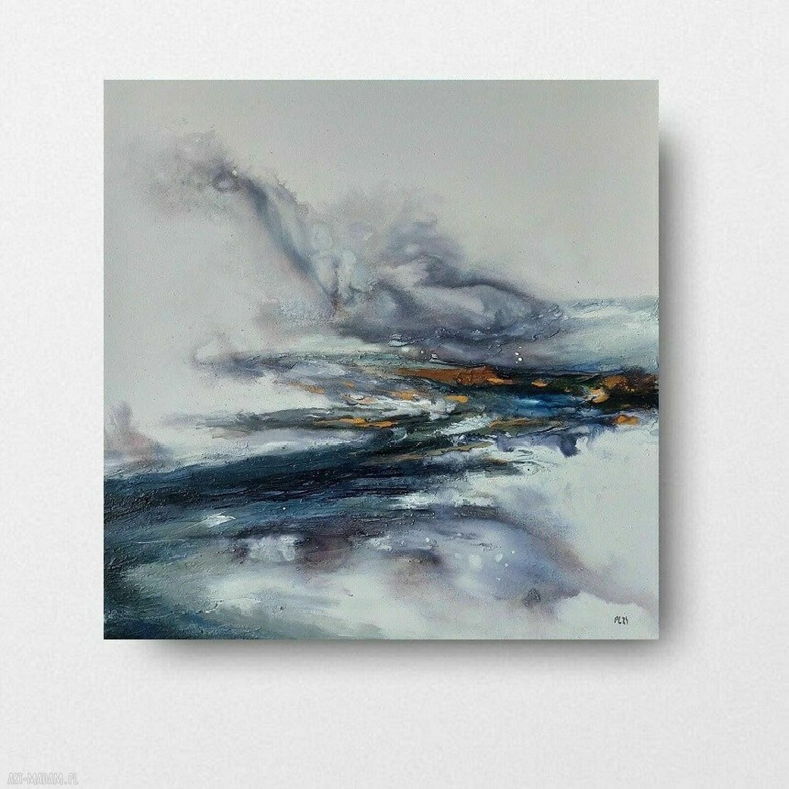 ABSTRAKCJA - obraz akrylowy 60x60 cm Paulina Lebida
