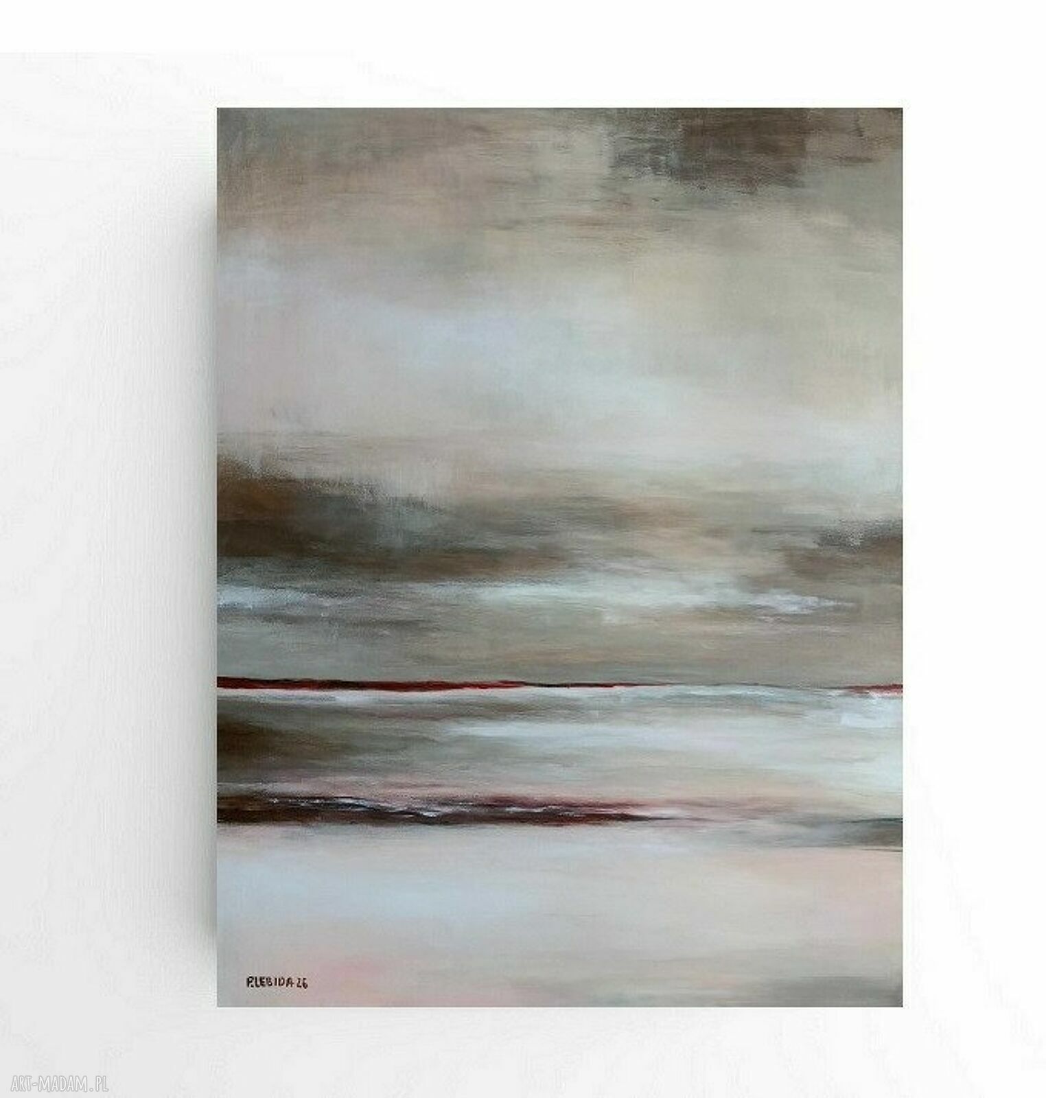 Abstrakcyjny obraz akrylowy 80x60 cm