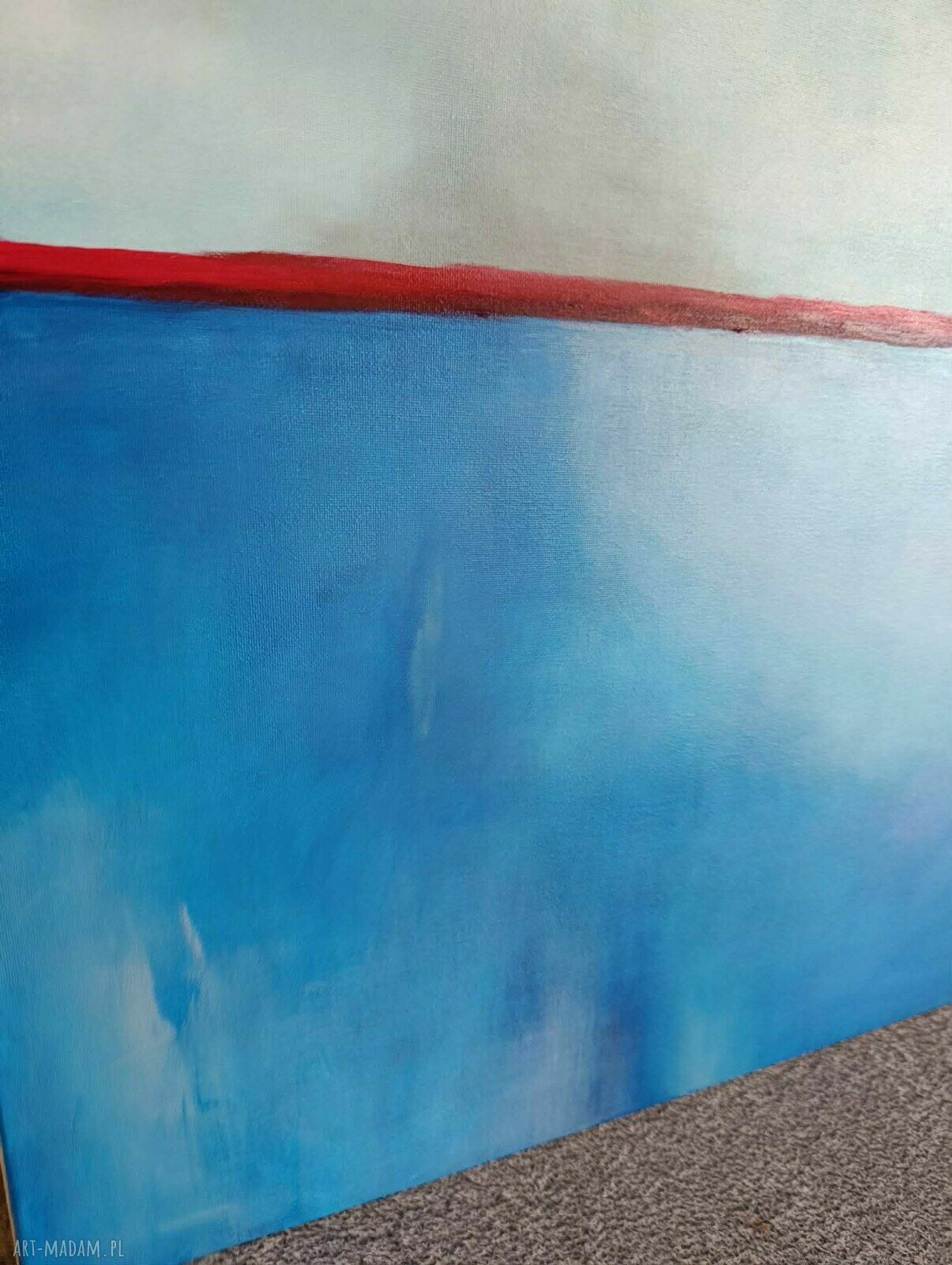 Abstrakcja - obraz akrylowy 70x70 cm (kwadrat)