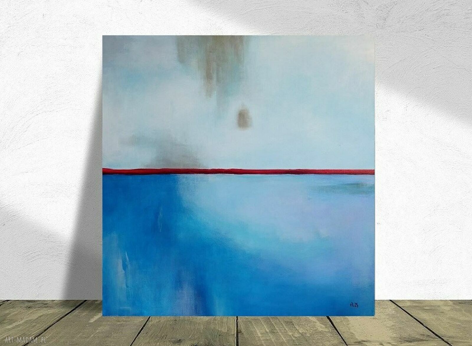 Abstrakcja - obraz akrylowy 70x70 cm (kwadrat)