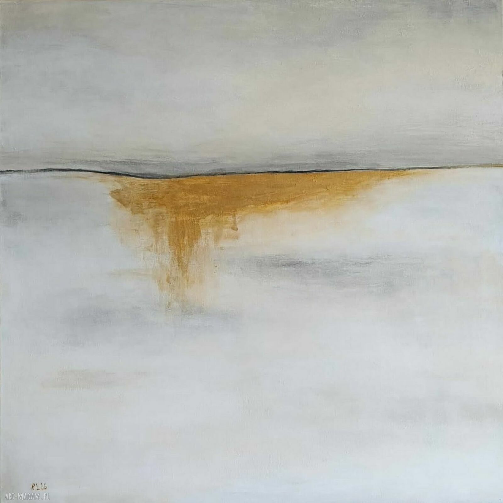 Abstrakcja - obraz akrylowy 60x60 cm, gotowy do zawieszenia (bez ramy)