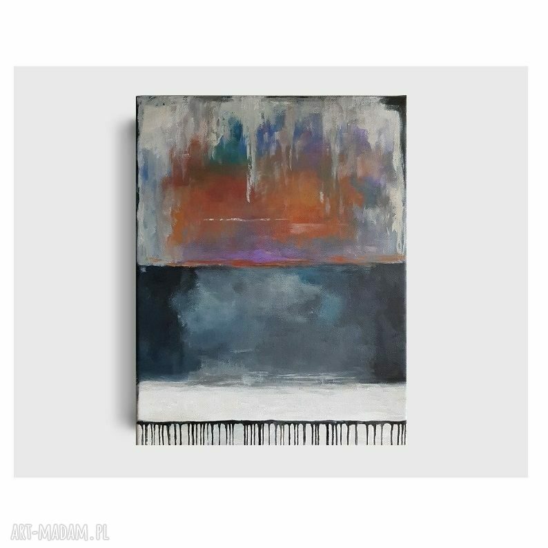 Abstrakcyjny obraz akrylowy 30x40 cm - gotowy do zawieszenia