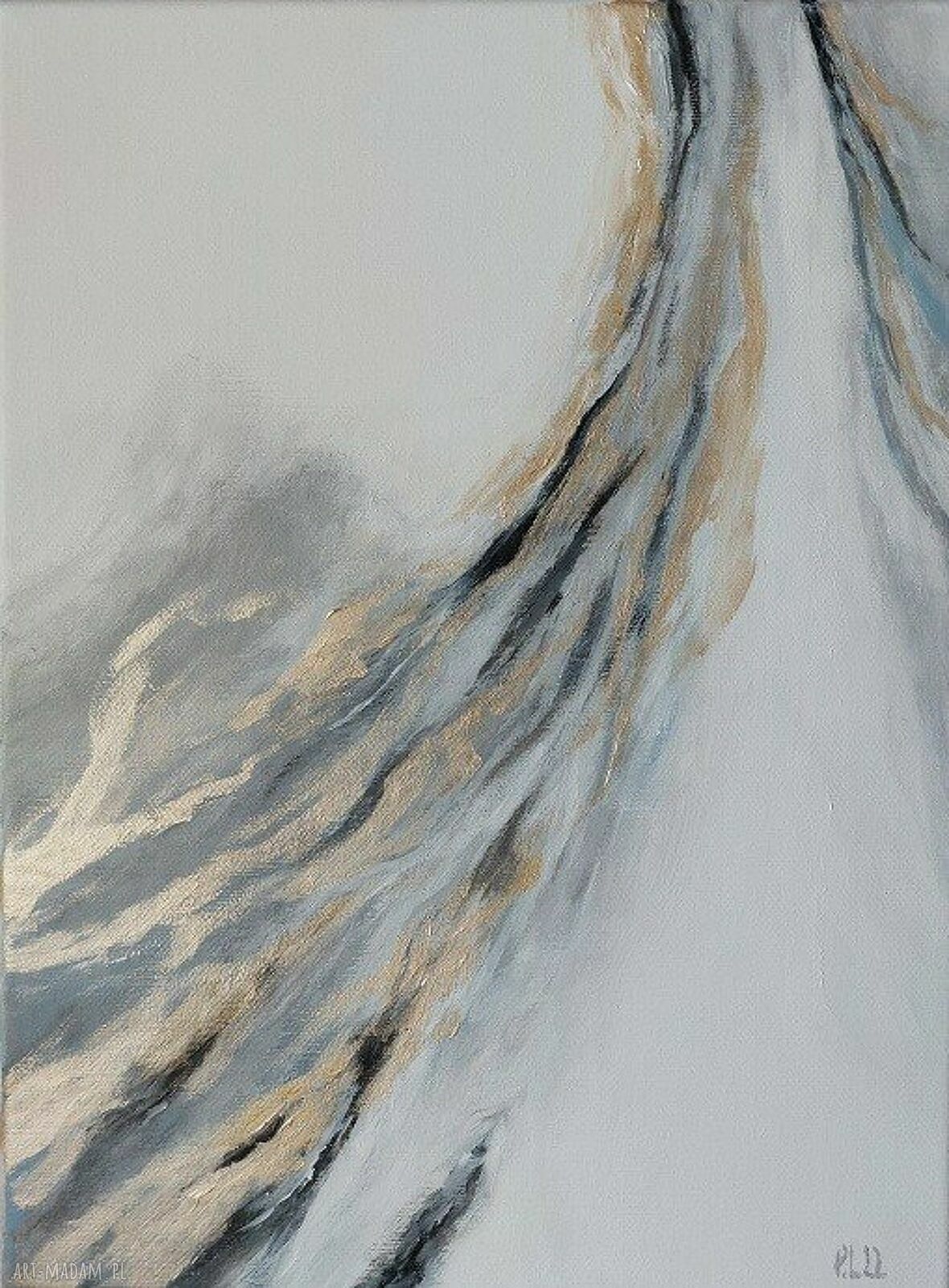 Abstrakcja - obraz akrylowy 40x30 cm do zawieszenia
