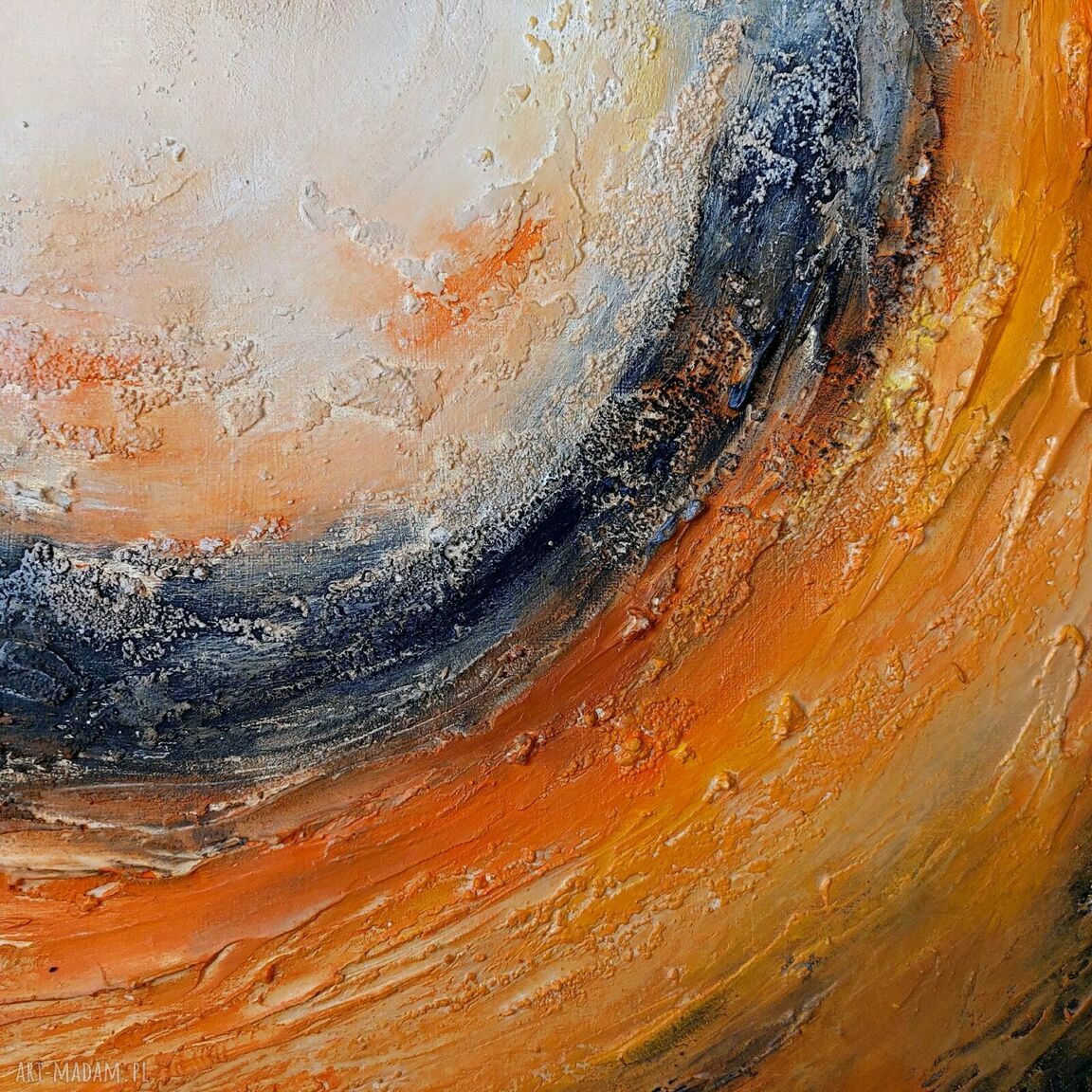 Abstrakcja - obraz akrylowy 60x60 cm (kwadrat)