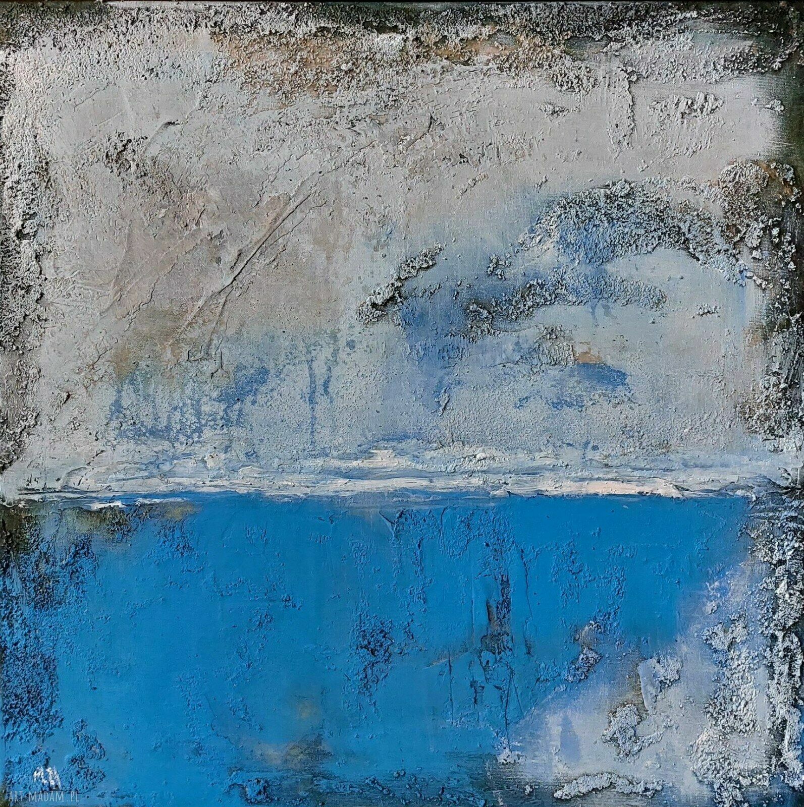 ABSTRAKCJA - obraz akrylowy formatu 50/50 cm