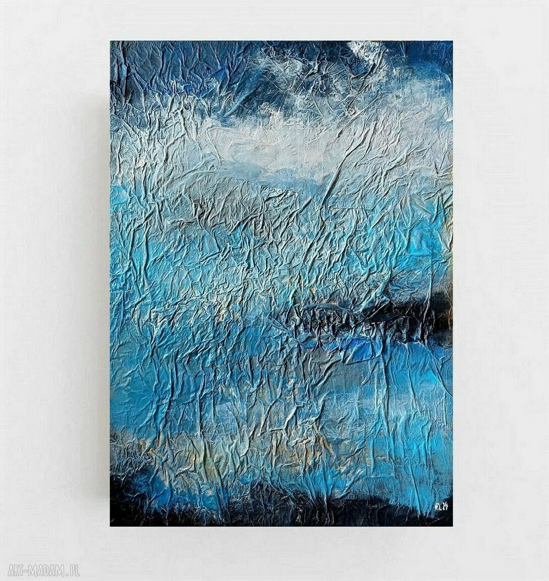 Abstrakcja - obraz akrylowy 70x50 cm na płótnie
