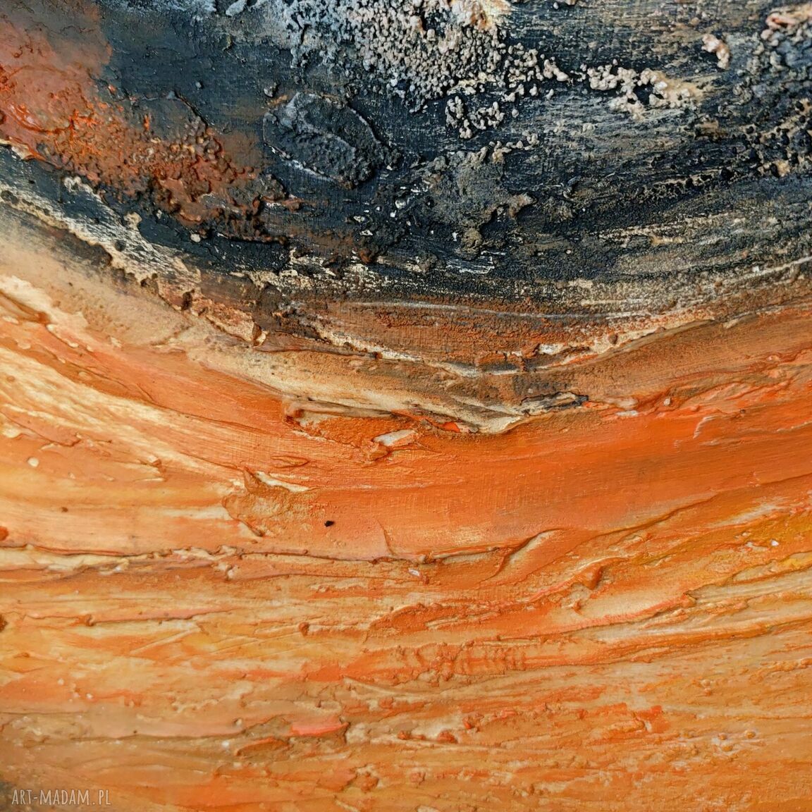 Abstrakcja - obraz akrylowy 60x60 cm (kwadrat)