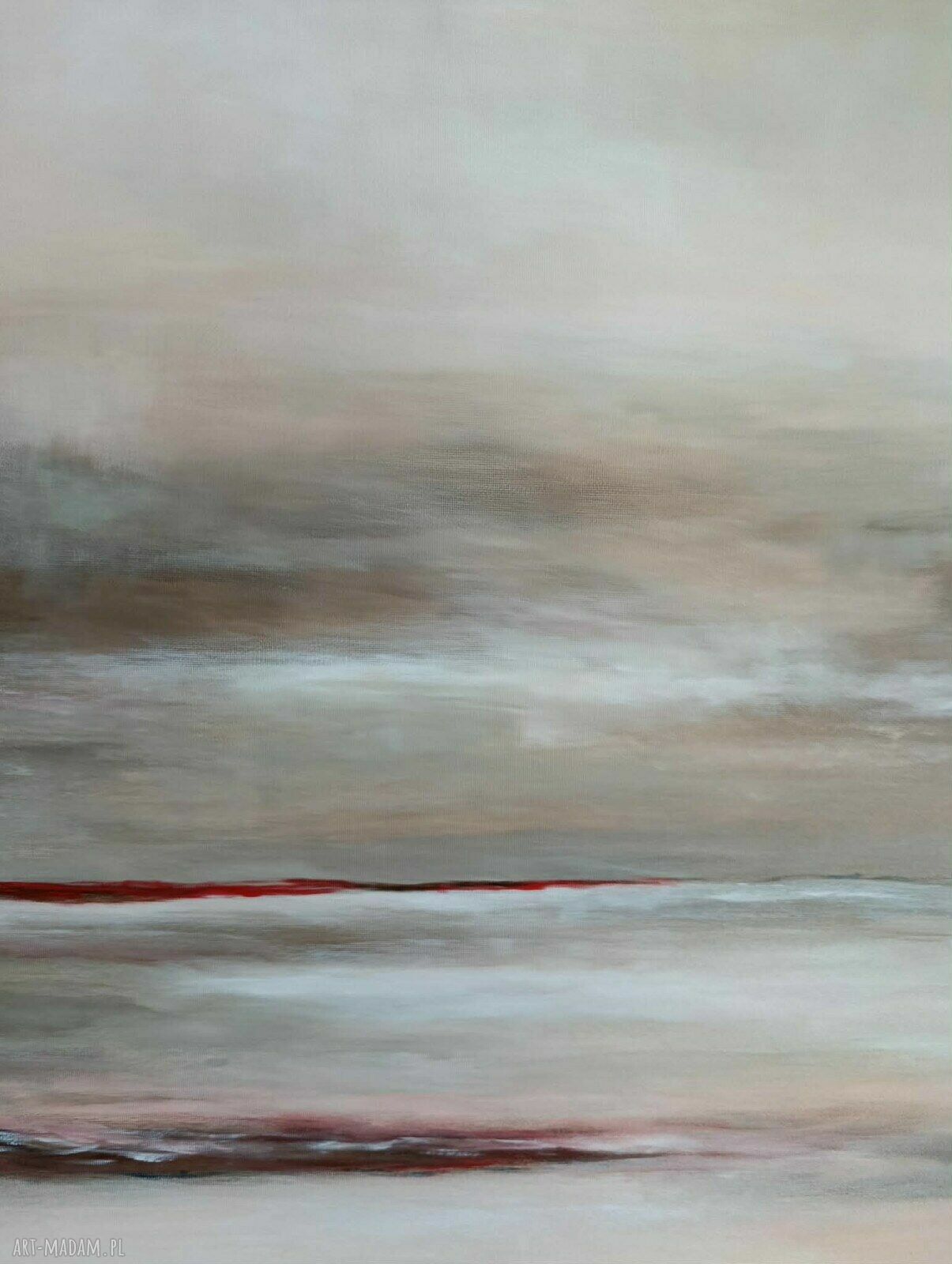 Abstrakcyjny obraz akrylowy 80x60 cm