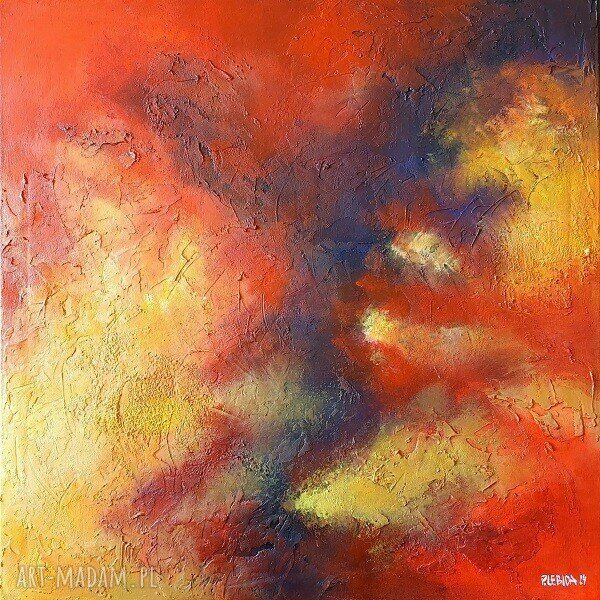 Abstrakcja - obraz akrylowy 60x60 cm (bez ramy)