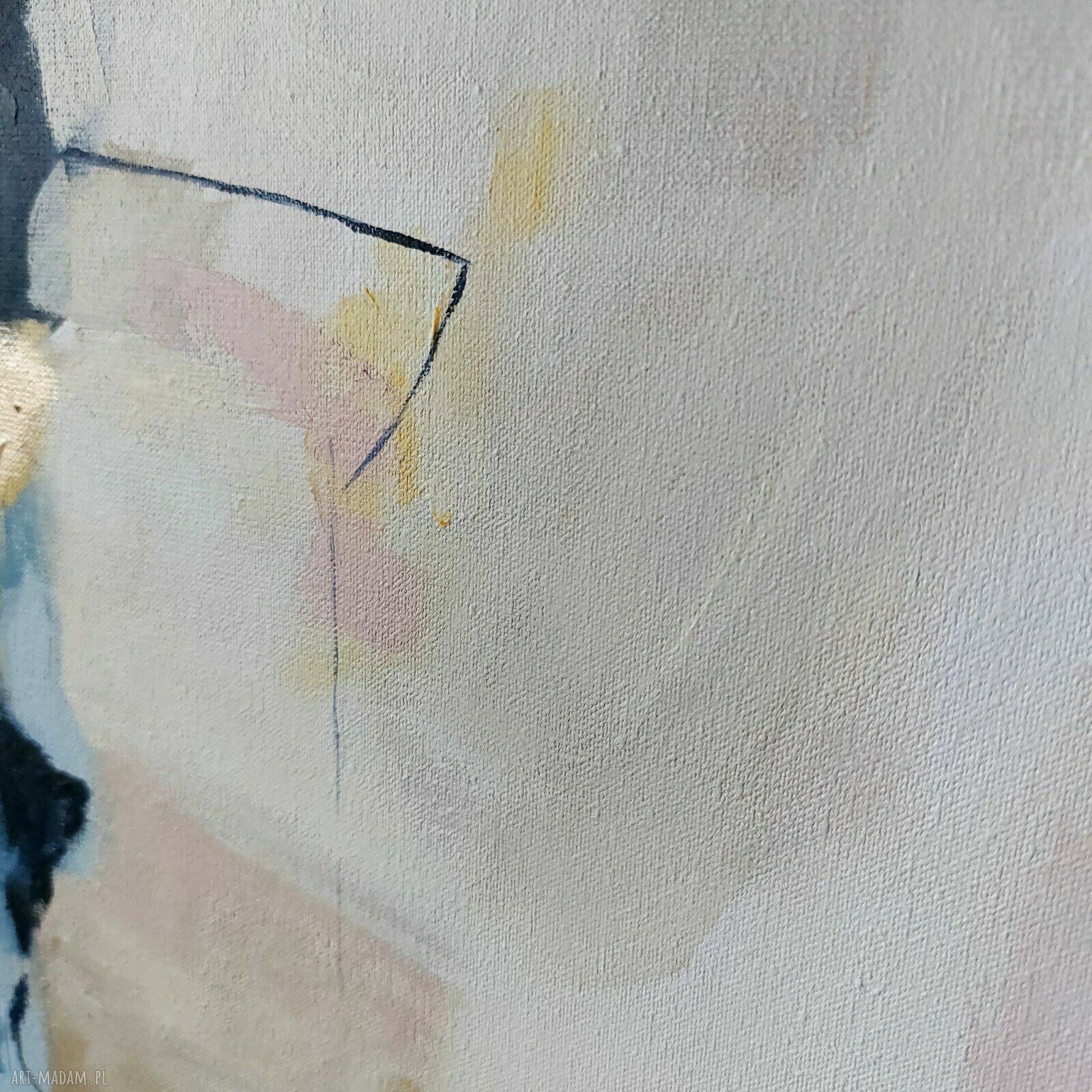 Abstrakcja - obraz akrylowy 60x60 cm