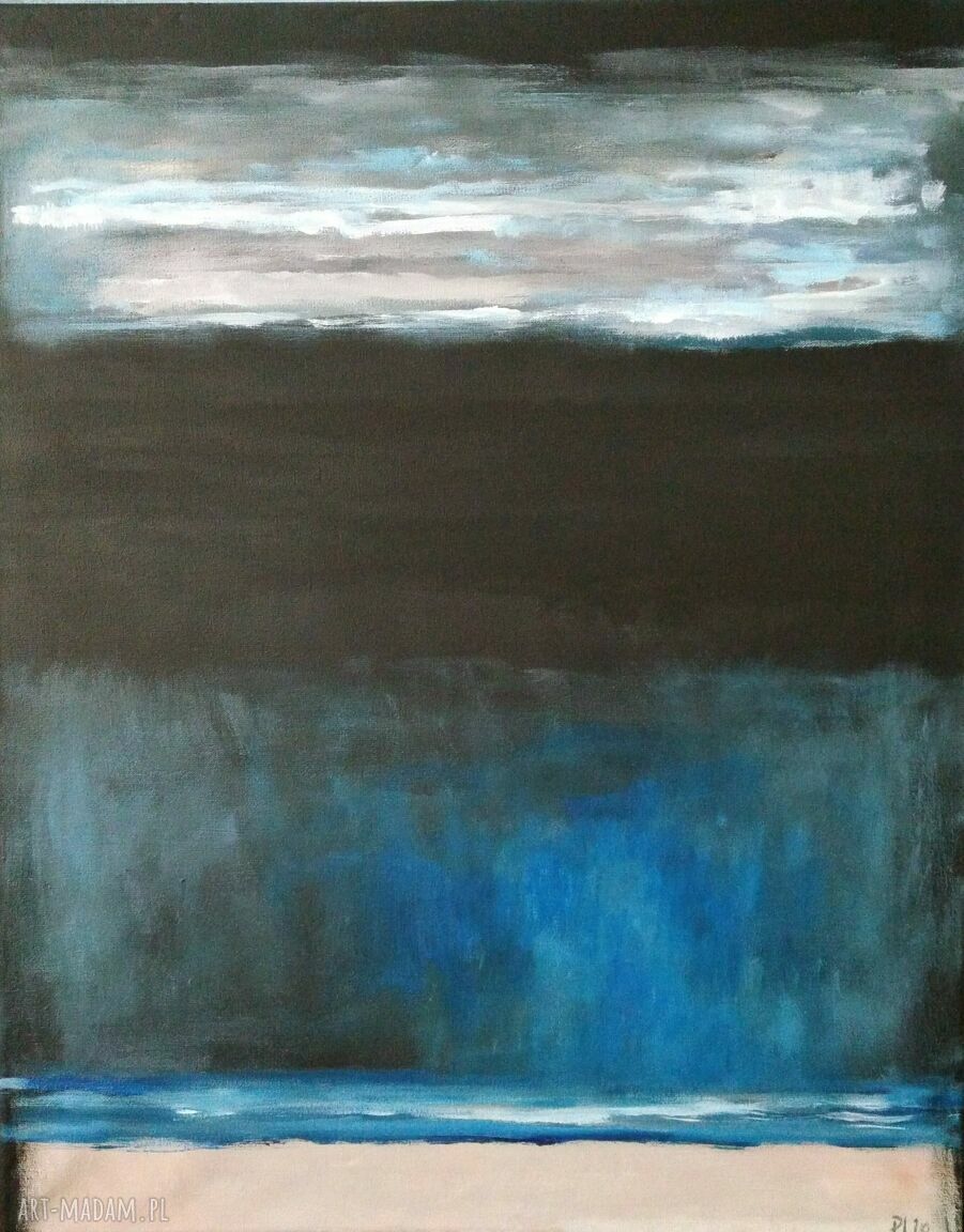 Abstrakcja - obraz akrylowy 40x50 cm na płótnie, gotowy do powieszenia