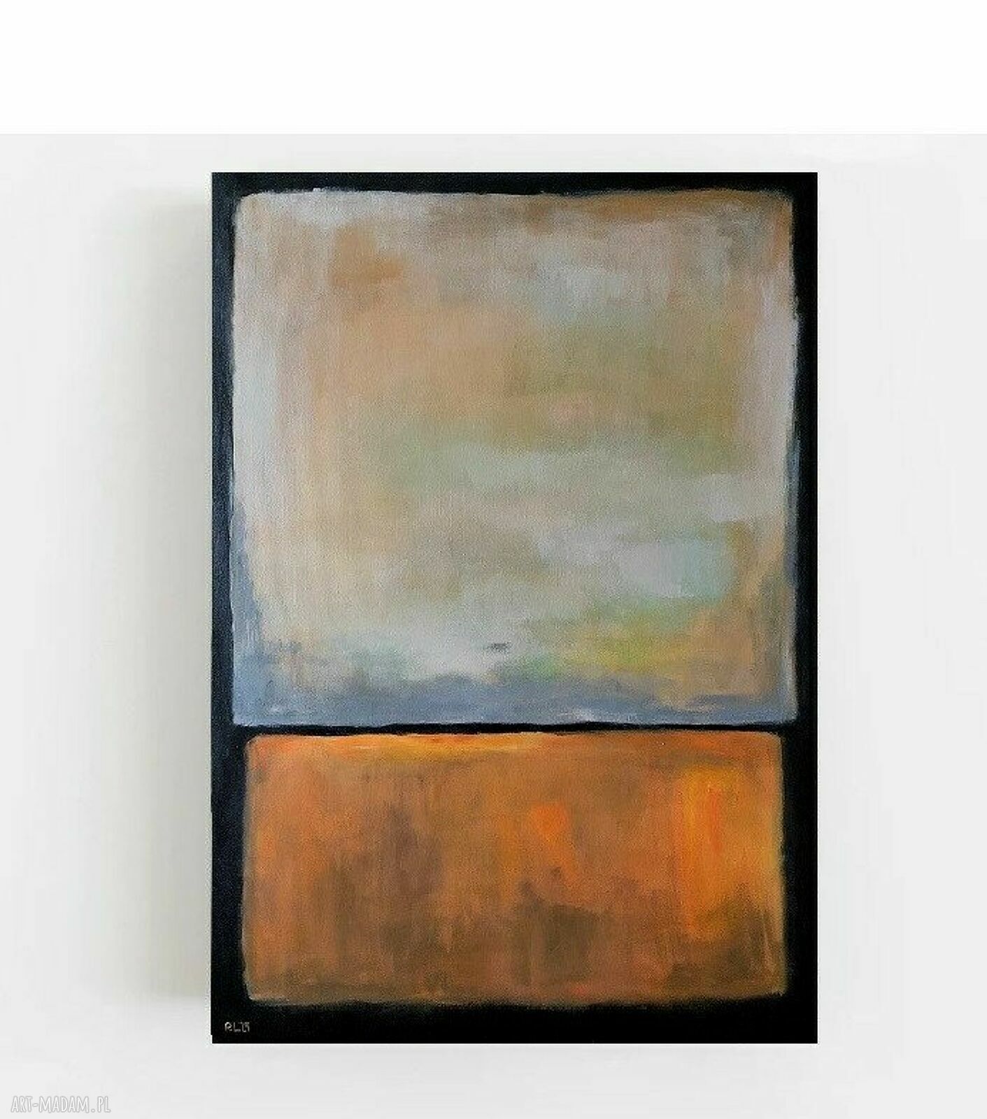 Abstrakcyjny obraz akrylowy 100x70 cm - nowoczesna kompozycja na płótnie