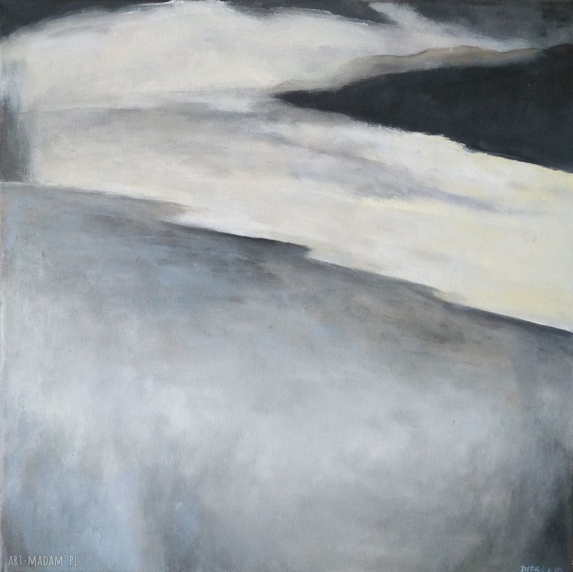 Abstrakcja - obraz akrylowy 40x40 cm